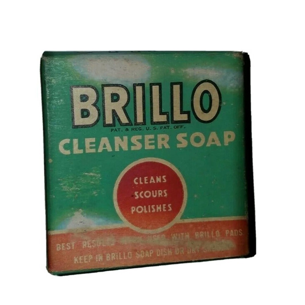 Vintage BRILLO Cleanser Soap And Box
